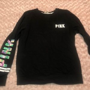 PINK tropical crewneck